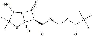6-Diazopenicillanic acid pivaloyloxymethyl ester Structure