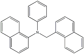 1-[[(1-Naphtyl)phenylamino]methyl]naphthalene 구조식 이미지