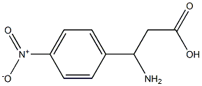 (RS)-3-amino-3-(4-nitrophenyl)propionic acid 구조식 이미지