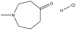 1-methylhexahydroazepine-4-one hydrochloride Structure