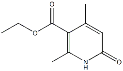 Ethyl 2,4-dimethyl-6-oxo-1,6-dihydro-3-pyridinecarboxylate Structure