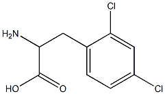 2,4-dichloro-DL-phenylalanine Structure