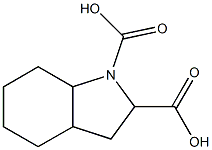 L-octahydroindole dicarboxylic acid Structure