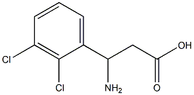 (RS)-3-amino-3-(2,3-dichlorophenyl)propionic acid Structure