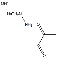 Dimethylglyoxal hydrazine sodium hydroxide solution 구조식 이미지