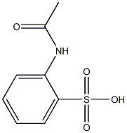 Acetaminobenzene sulfonic acid 구조식 이미지