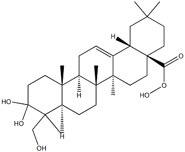 23-trihydroxy oleanolic acid 구조식 이미지