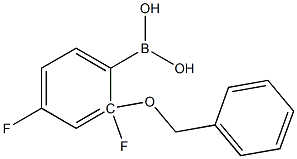 2,4-Difluoro-2-(phenylmethoxy)phenylboronic acid Structure