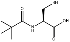 N-pivaloyl-D-cysteine Structure