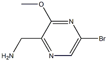 (5-Bromo-3-methoxy-pyrazin-2-yl)-methyl-amine 구조식 이미지