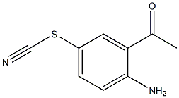 1-(2-Amino-5-thiocyanato-phenyl)-ethanone 구조식 이미지