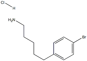 5-(4-bromophenyl)pentan-1-amine hydrochloride 구조식 이미지