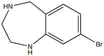 8-bromo-2,3,4,5-tetrahydro-1H-benzo[e][1,4]diazepine Structure
