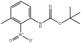 tert-butyl 3-methyl-2-nitrophenylcarbamate Structure