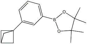 2-(3-(Bicyclo[1.1.1]pentan-1-yl)phenyl)-4,4,5,5-tetramethyl-1,3,2-dioxaborolane Structure