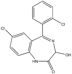 Lorazepam Impurity USP-D 구조식 이미지