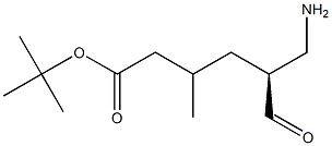 Boc-(S)-2-(aminomethyl)-4-methylpentanal Structure