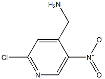 (2-Chloro-5-nitro-pyridin-4-yl)-methyl-amine 구조식 이미지
