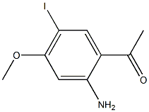 1-(2-Amino-5-iodo-4-methoxy-phenyl)-ethanone Structure