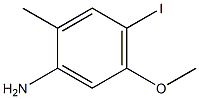 4-Iodo-5-methoxy-2-methyl-phenylamine 구조식 이미지