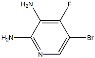 5-Bromo-4-fluoro-pyridine-2,3-diamine 구조식 이미지