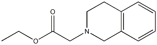 Ethyl 3,4-dihydroisoquinolin-2(1H)-ylacetate 구조식 이미지