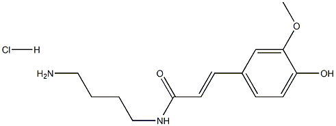 Feruloylputrescine Hydrochloride Structure