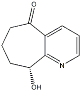 (9R)-6,7,8,9-Tetrahydro-9-hydroxy-5H-cyclohepta[b]pyridin-5-one 구조식 이미지