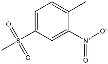 2-NITRO-4-METHYLSULFONYLTOLUENE Structure
