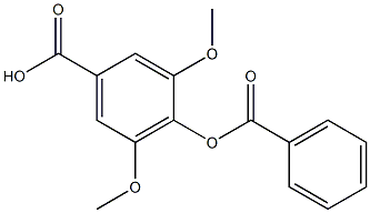 4-(Benzoyloxy)-3,5-dimethoxybenzoic Acid 구조식 이미지