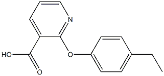 2-(4-Ethylphenoxy)-3-pyridinecarboxylic Acid Structure