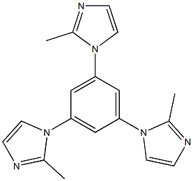 1,3,5-tris(2-methyl-1H-imidazol-1-yl)benzene Structure