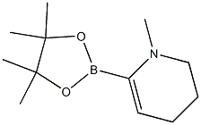 1-Methyl-6-(4,4,5,5-tetramethyl-1,3,2-dioxaborolan-2-yl)-1,2,3,4-tetrahydropyridine Structure