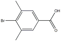 3,5-dimethyl-p-bromobenzoic acid Structure