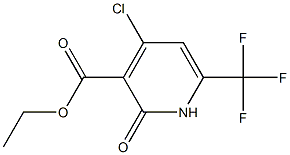 ethyl 4-chloro-2-oxo-6-(trifluoromethyl)-1,2-dihydropyridine-3-carboxylate Structure