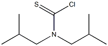 N,N-diisobutylaminothiocarbonyl chloride 구조식 이미지