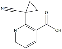 2-(1-cyanocyclopropyl)nicotinic acid Structure