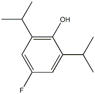 4-fluoro-2,6-diisopropylphenol Structure