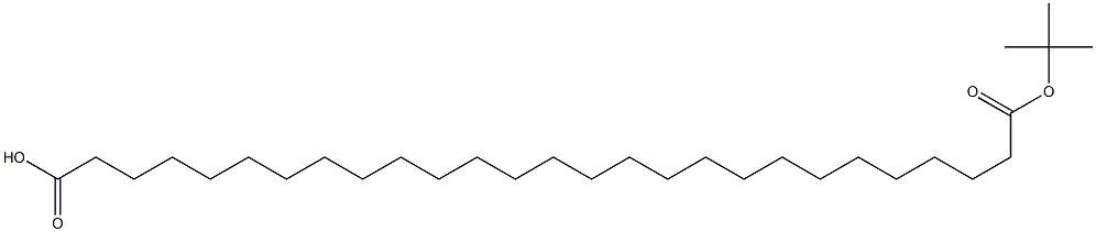 heptacosanedioic Acid mono-t-butyl ester 구조식 이미지