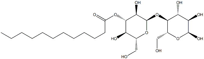 Lauroyl maltose Structure