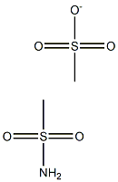 Methanesulfonate methanesulfonamide impurity Structure