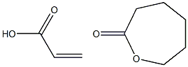Caprolactone acrylate 구조식 이미지