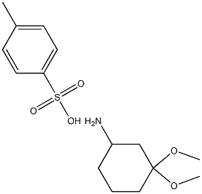 3,3-Dimethoxy-cyclohexylamine tosylate Structure