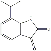 7-(propan-2-yl)-2,3-dihydro-1H-indole-2,3-dione 구조식 이미지