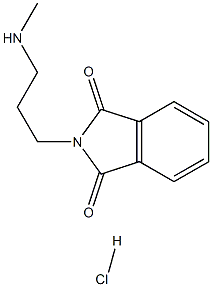 2-[3-(methylamino)propyl]-2,3-dihydro-1H-isoindole-1,3-dione hydrochloride Structure