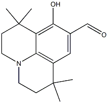 8-HYDROXY-1,1,7,7-TETRAMETHYL-2,3,6,7-TETRAHYDRO-1H,5H-PYRIDO[3,2,1-IJ]QUIN OLINE-9-CARBALDEHYDE Structure