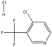4-CHLORO-3-TRIFLUOROMETHYLPYRIDINE HYDROCHLORIDE 구조식 이미지