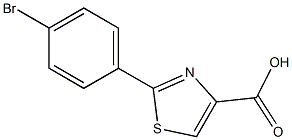 2-(4-BROMO-PHENYL)-THIAZOLE-4-CARBOXYLIC ACID Structure