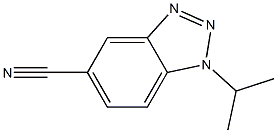 1-ISOPROPYL-1H-BENZOTRIAZOLE-5-CARBONITRILE 구조식 이미지