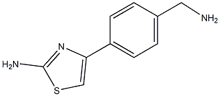 4-(4-AMINOMETHYL-PHENYL)-THIAZOL-2-YLAMINE Structure